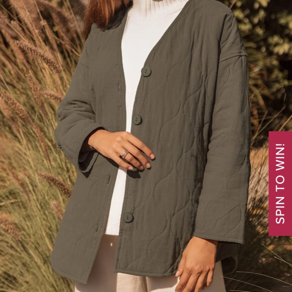 NWT LuLus Lightweight Quilted Jacket